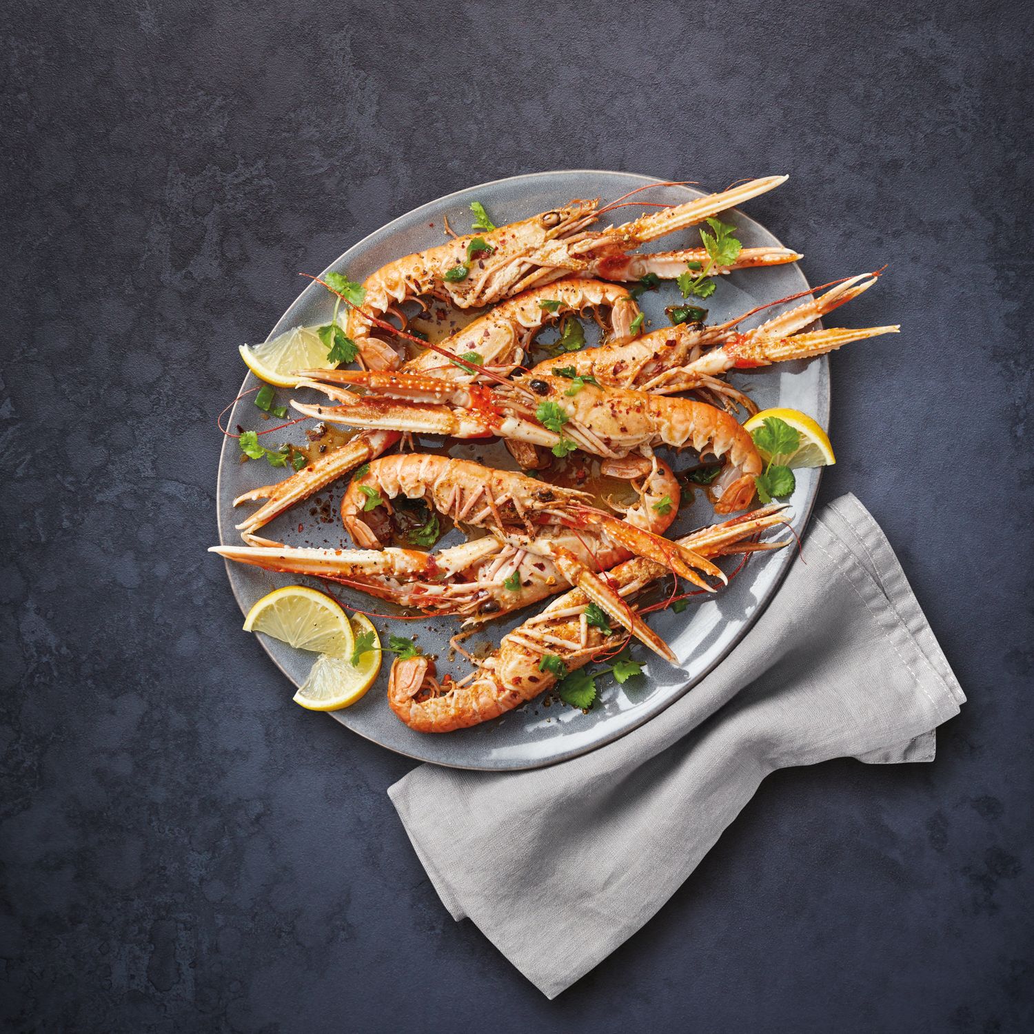 Plump & Tender Pil Pil Dublin Bay Prawns 350g Specially Selected